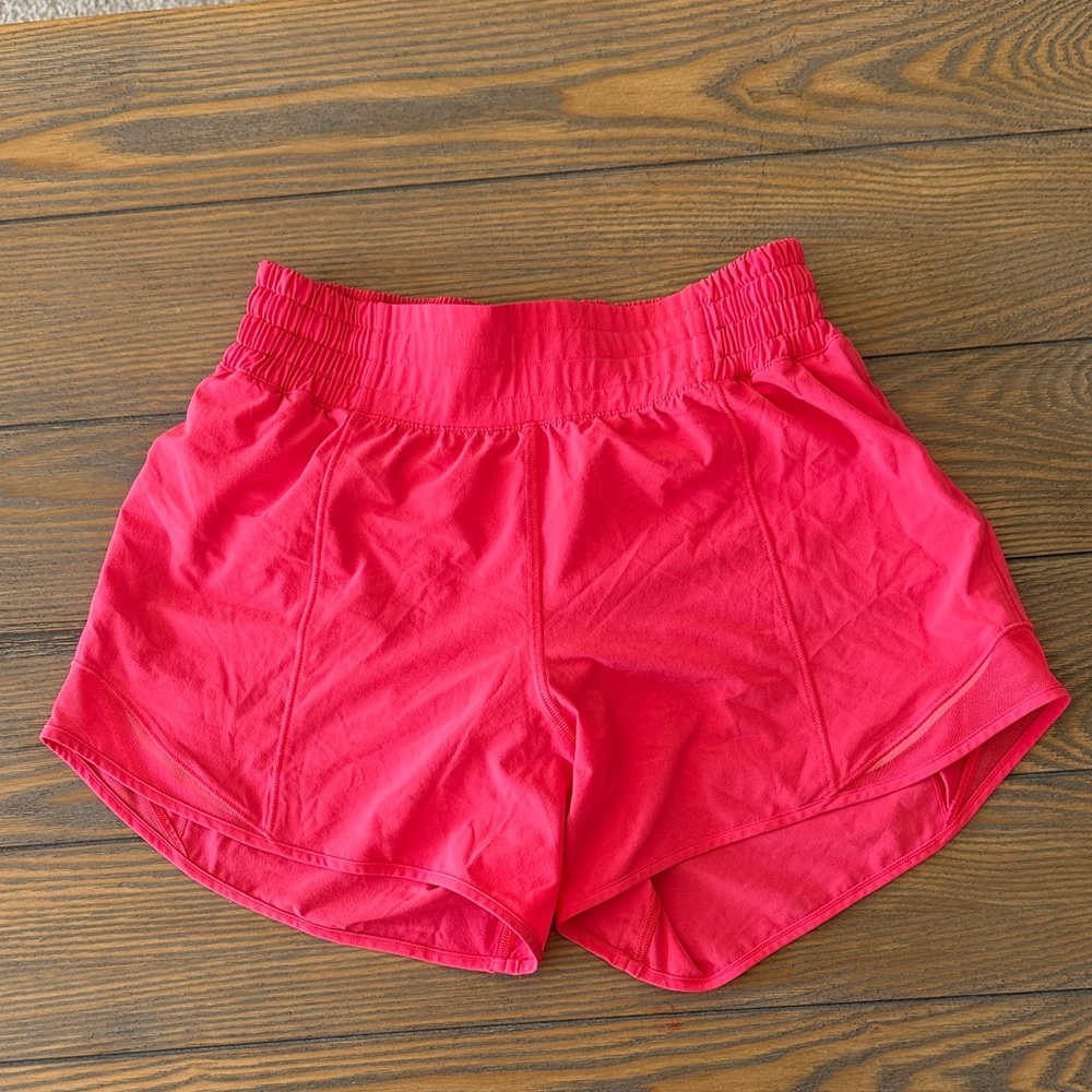 lululemon athletica Bright Pink Athletic Shorts